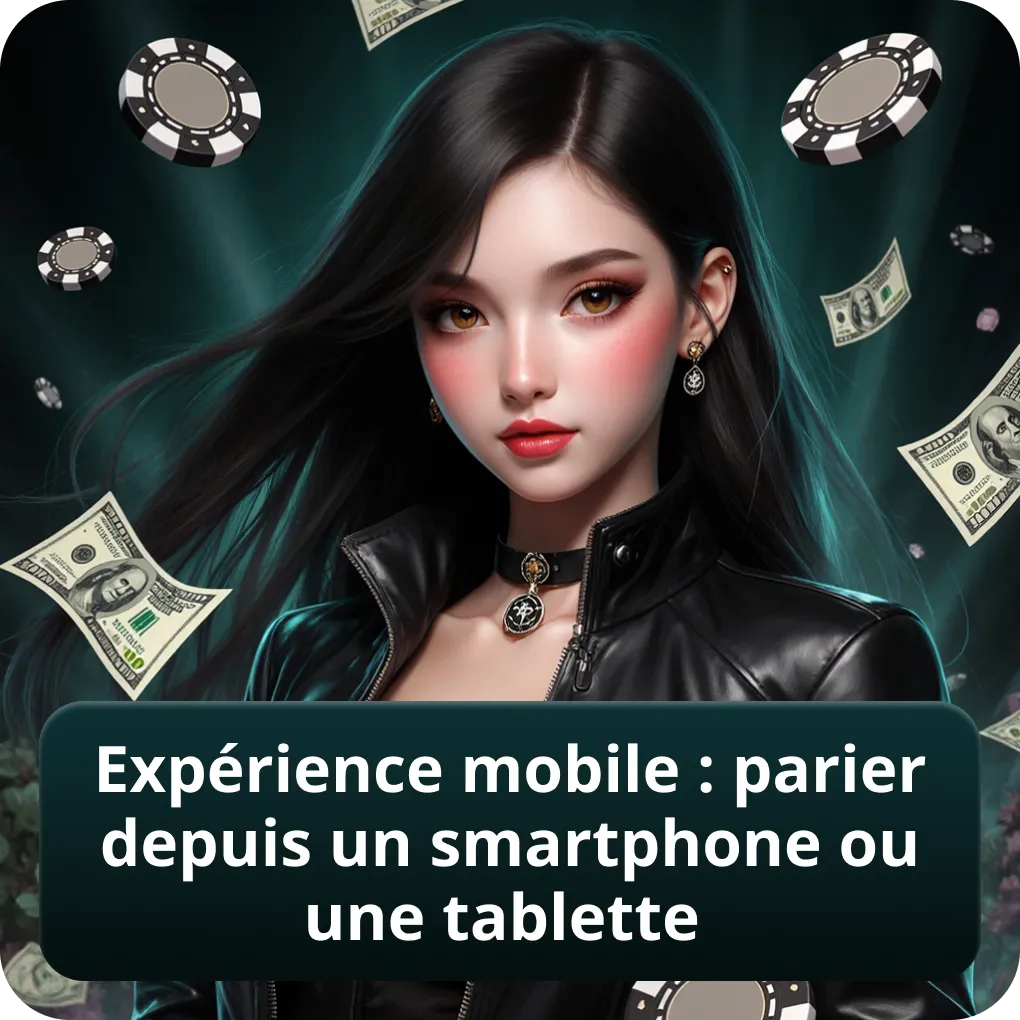 Expérience Mobile : Parier depuis un Smartphone ou une Tablette